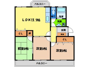 第1コーポ浜田の物件間取画像